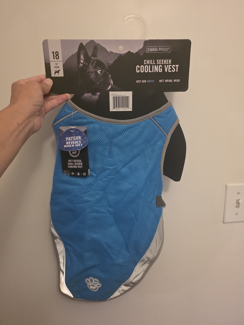 Canada Pooch Chill Seeker Cooling Vest for Kids One Pieces - Blue